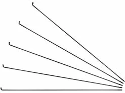 Sapim Race J-Bend Speichen Für Rohloff + Nippel - 5 Stück